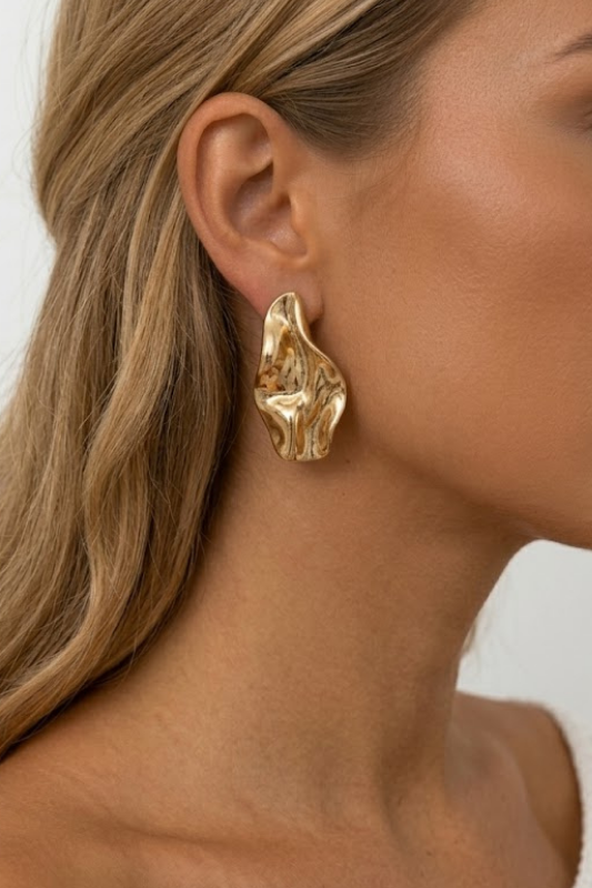 Silk Fold Earrings
