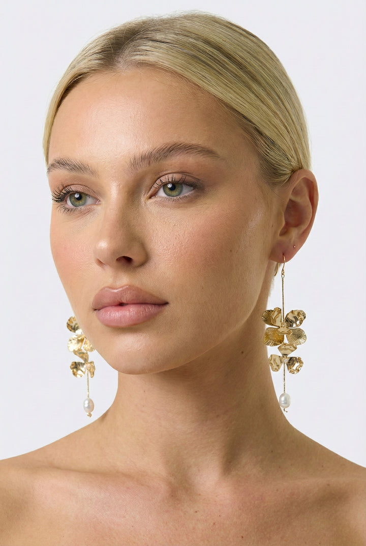 Sunlit Petal Earrings