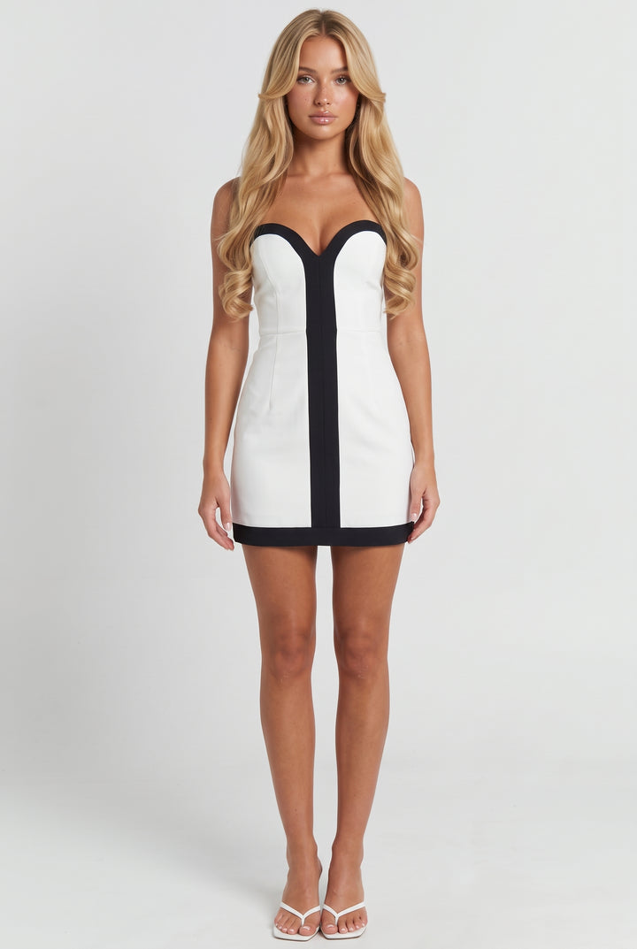 Sunset Sculpt Romper Mini Dress