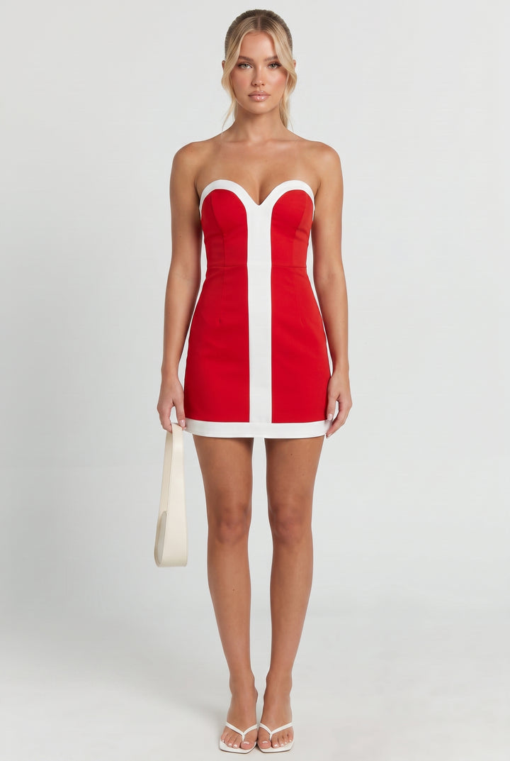 Sunset Sculpt Romper Mini Dress
