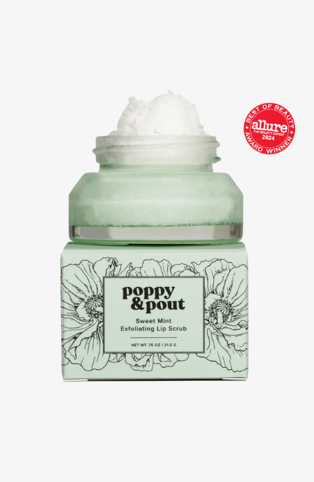 Poppy & Pout Sweet Mint Lip Scrub
