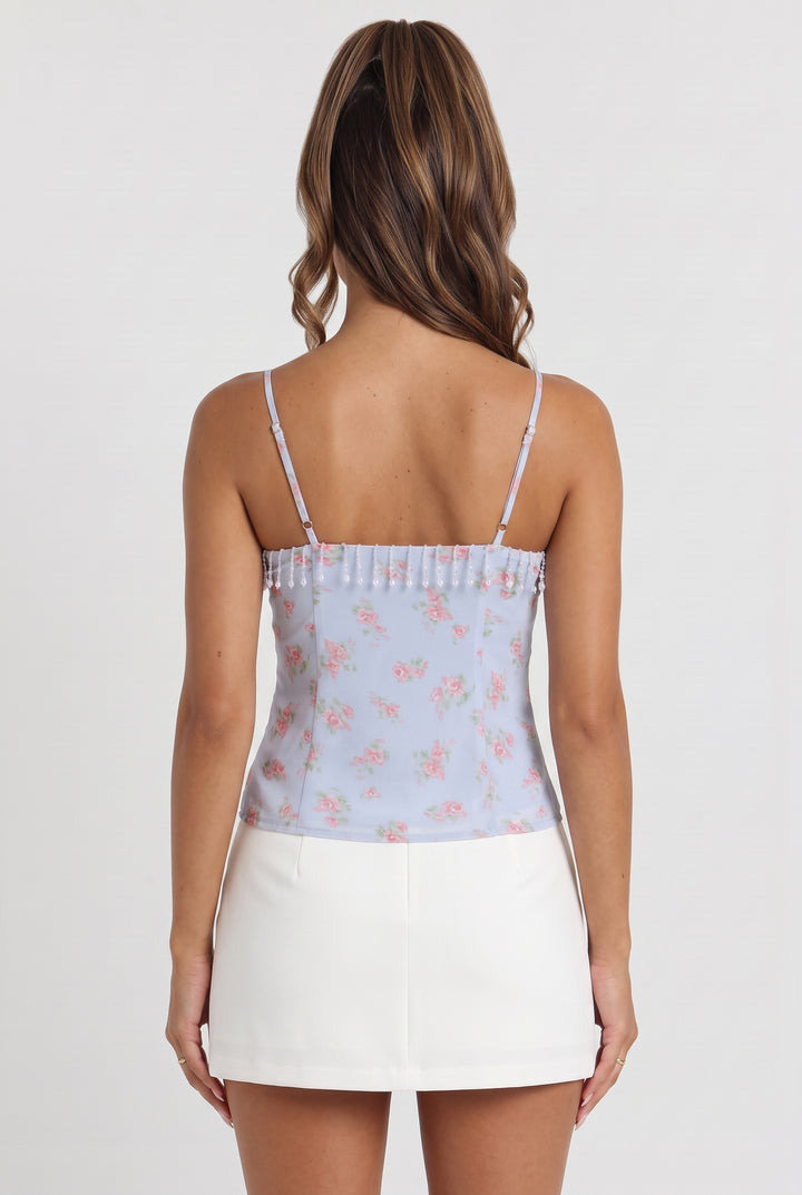Tearoom Beaded Top