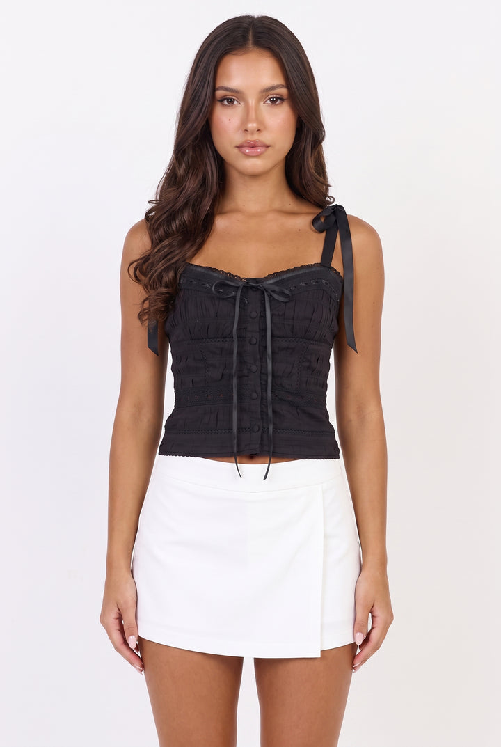 The Black Ribbon Top