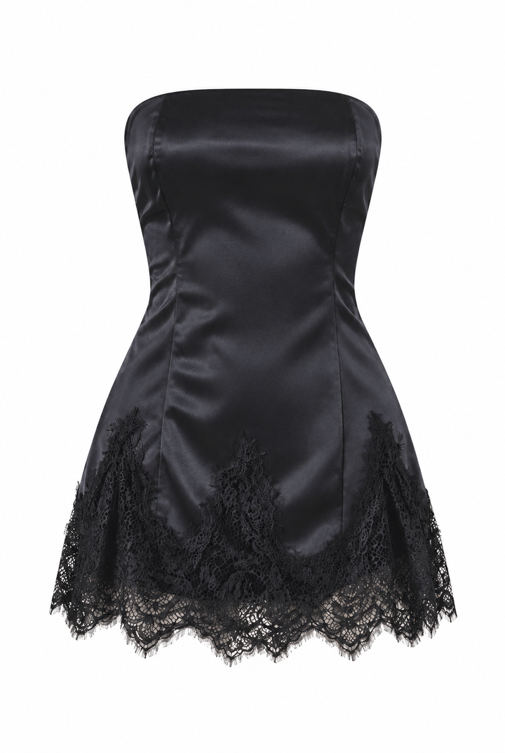 The French Slip Mini Dress