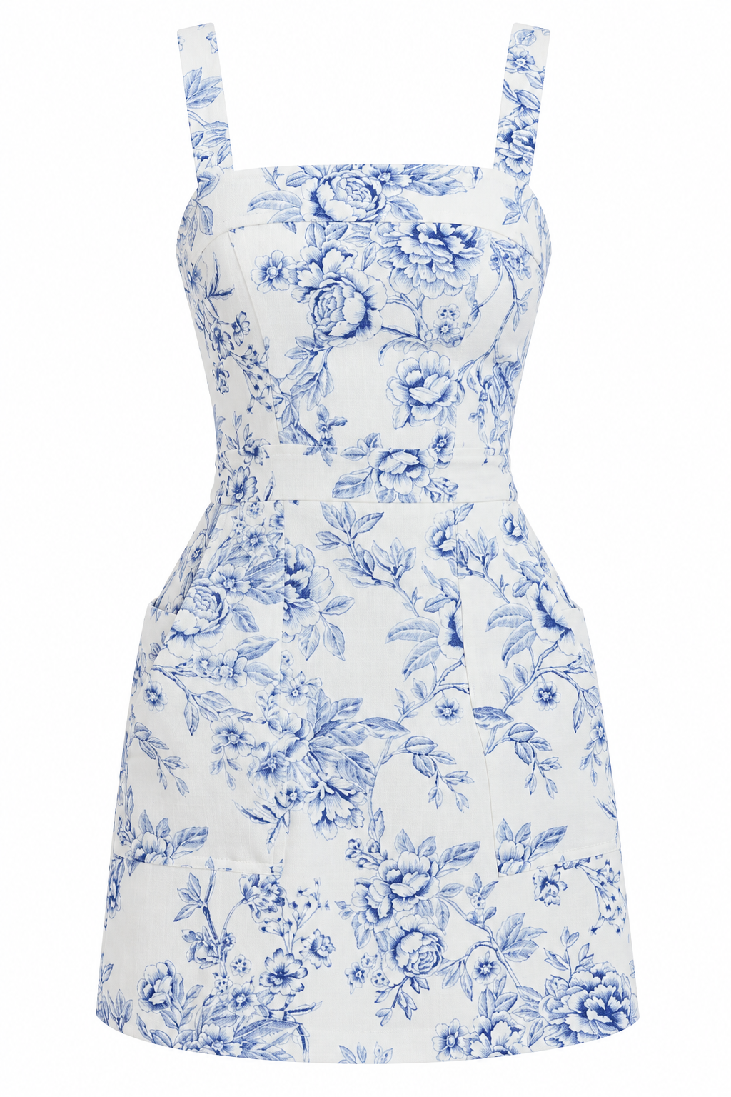 Toile Pocket Mini Dress
