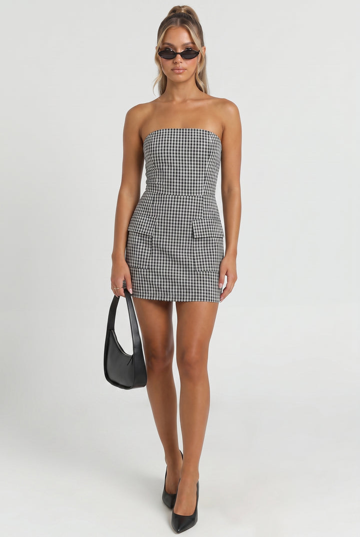 Trust Fund Brunch Pocket Mini Dress