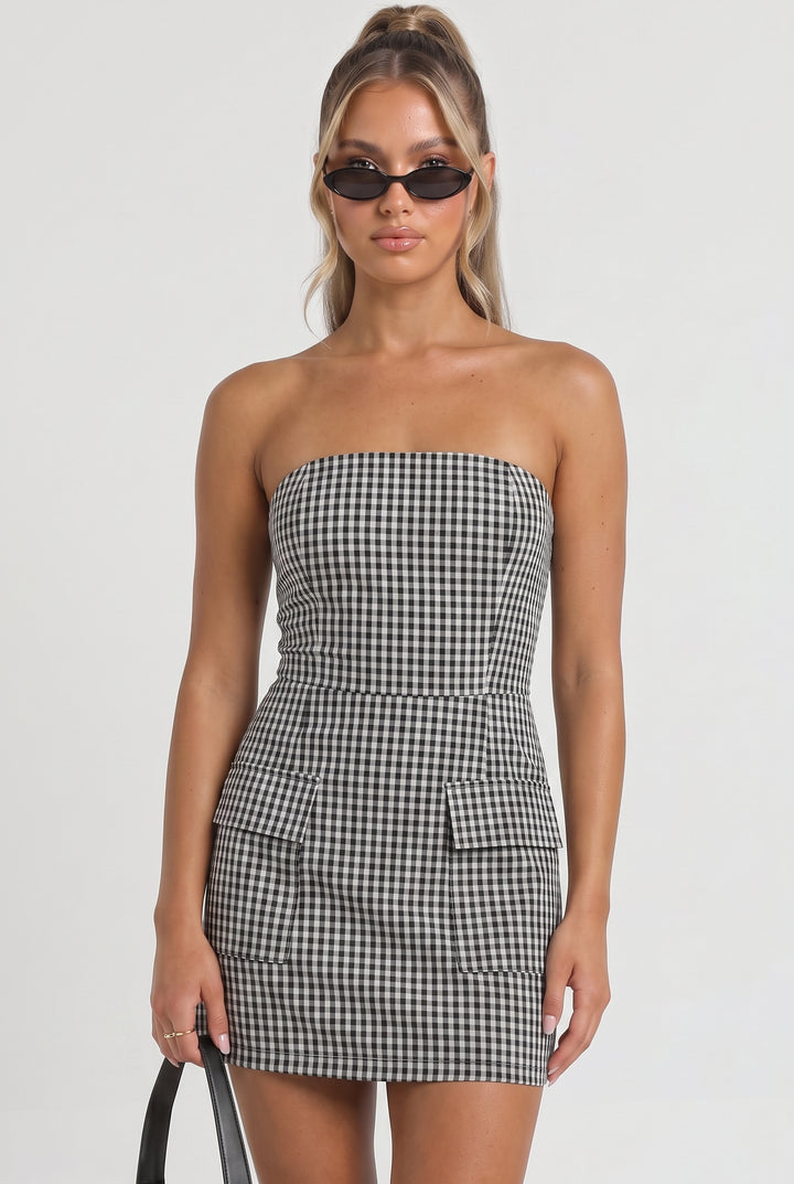 Trust Fund Brunch Pocket Mini Dress
