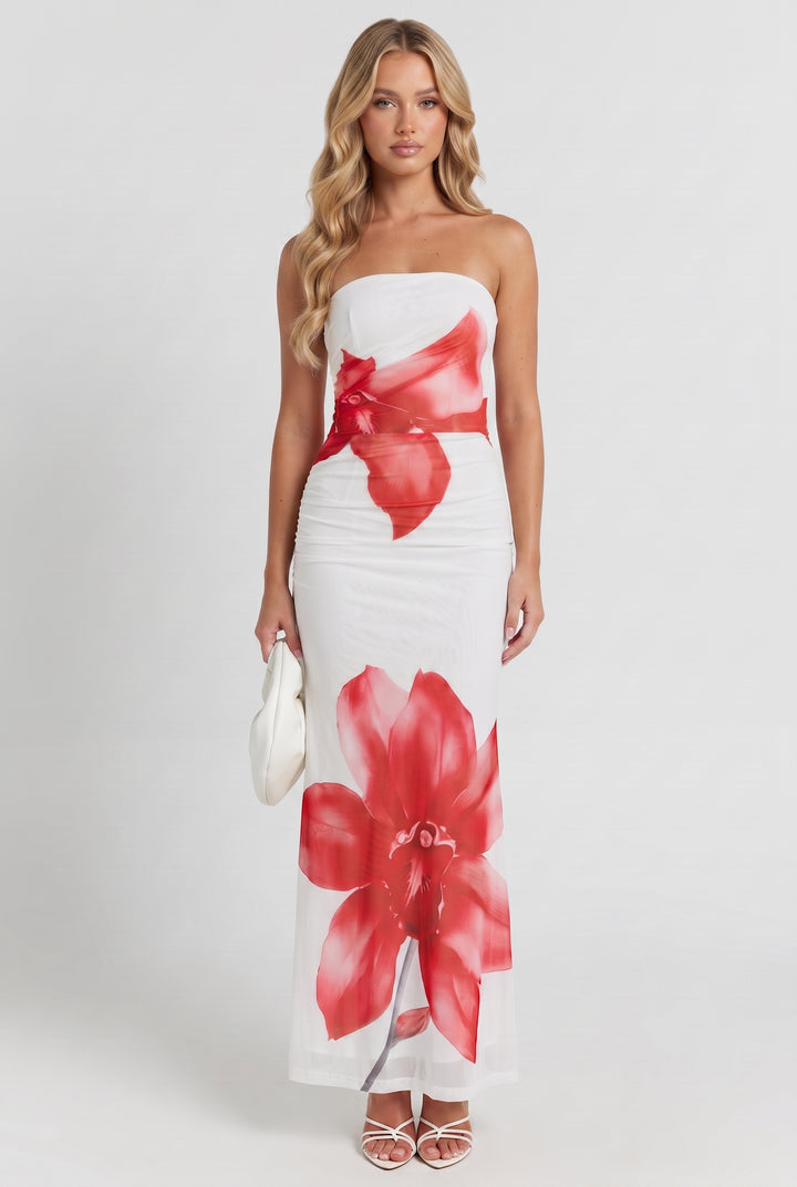 Villa Arrival Floral Maxi Dress