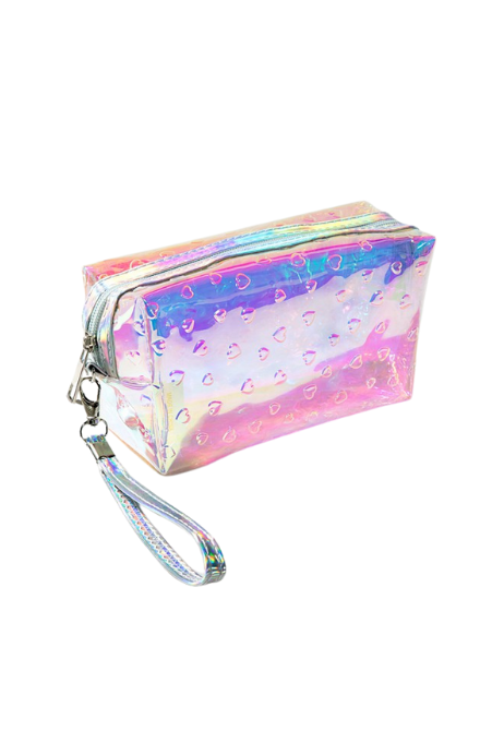 Iridescent Leopard Print Pouch - Final Sale