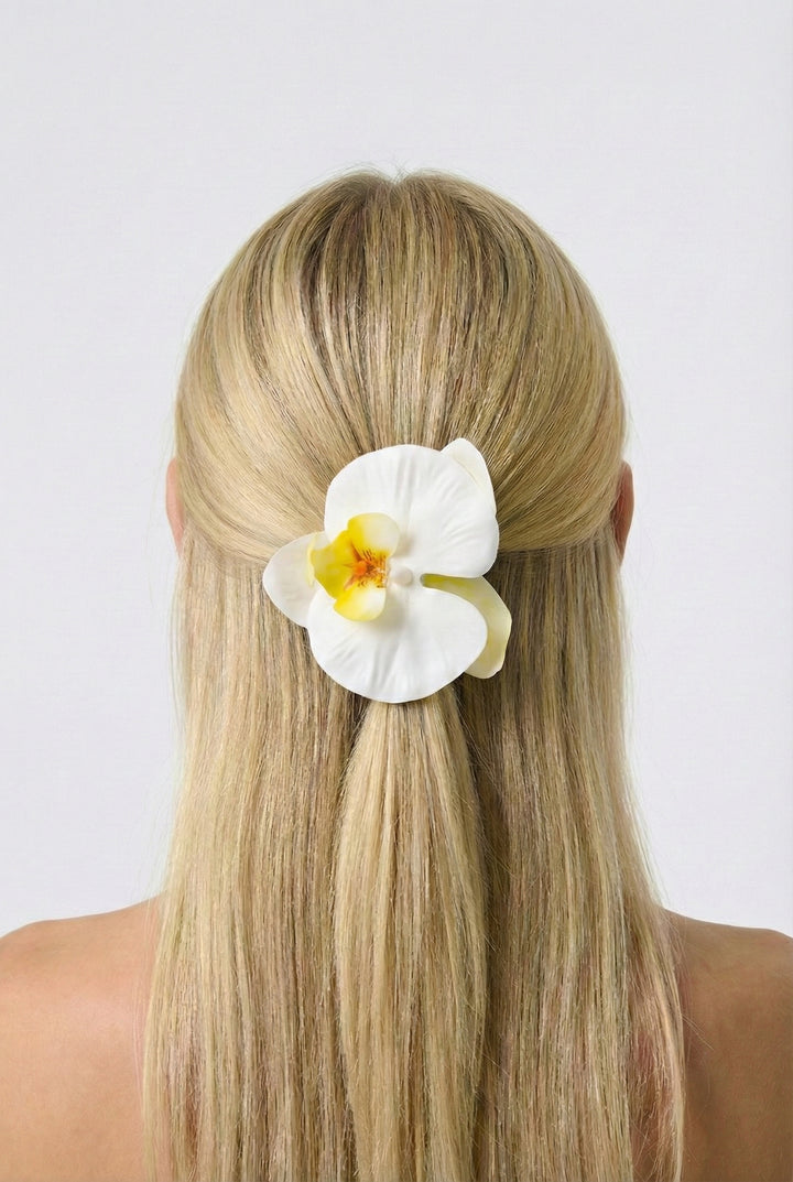 Orchid Bloom Hair Clip
