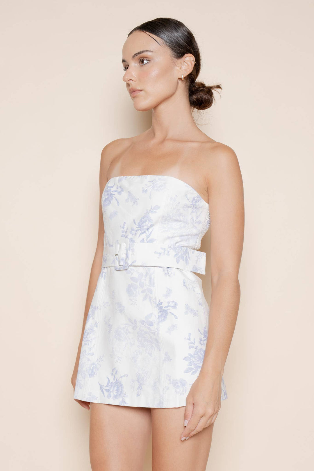 Luncheon Belted Mini Dress