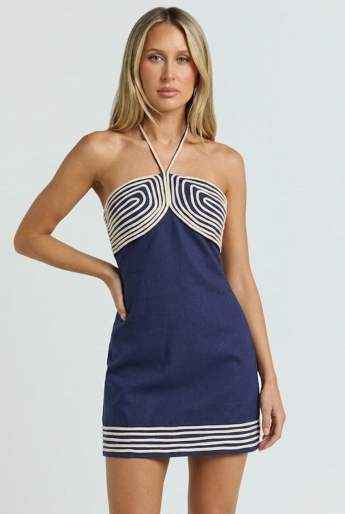 Newport After Five Halter Mini Dress