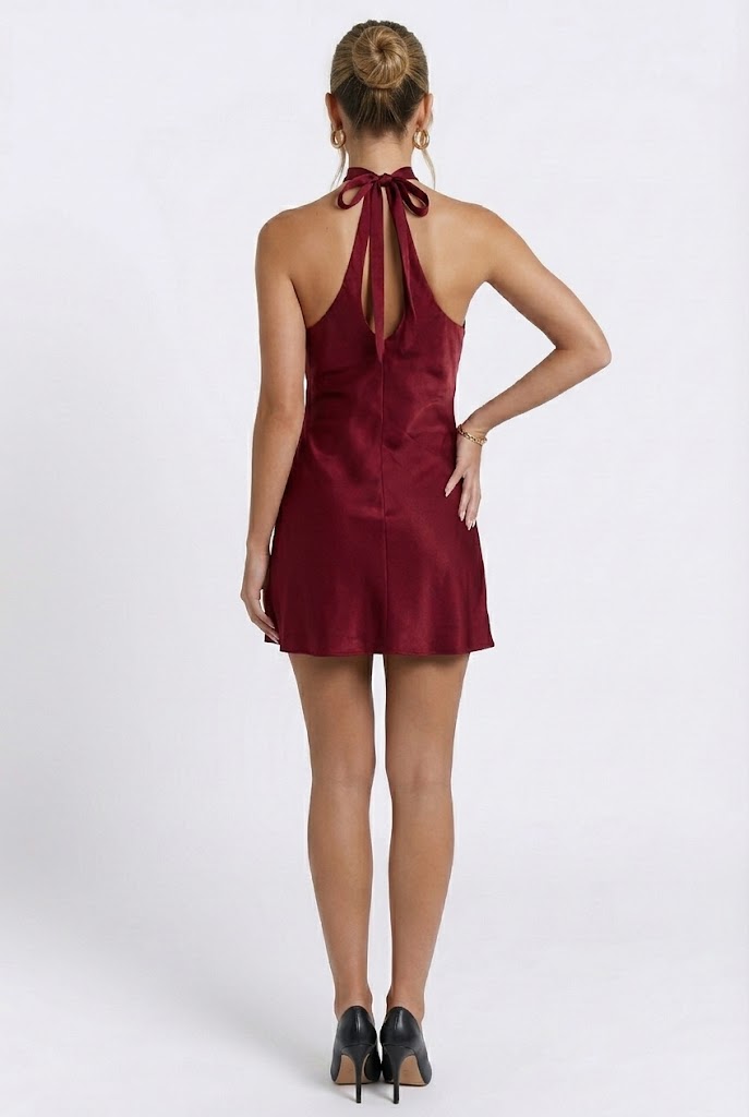 Red Rose Mini Dress