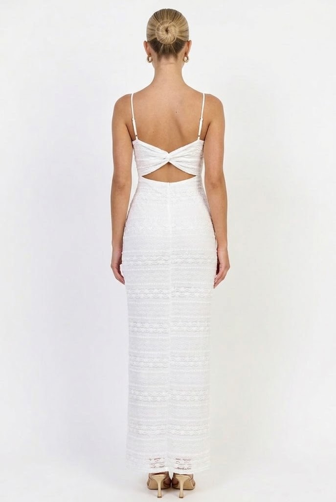 Already Chosen Lace Maxi Dress
