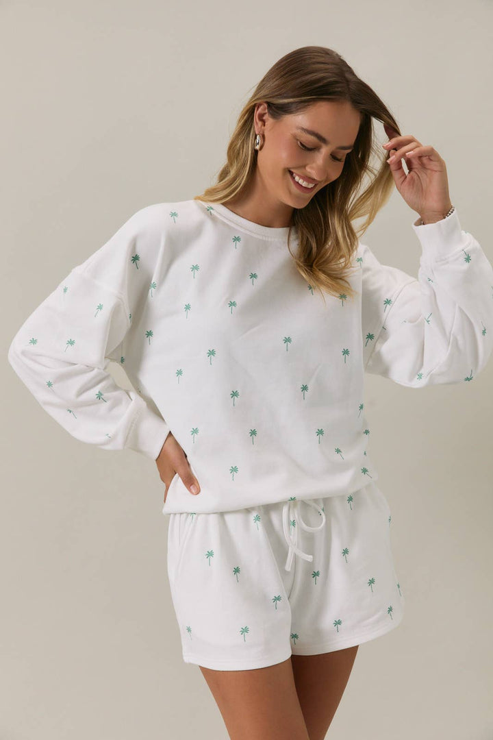 Newport Coast Palm Sweatshirt