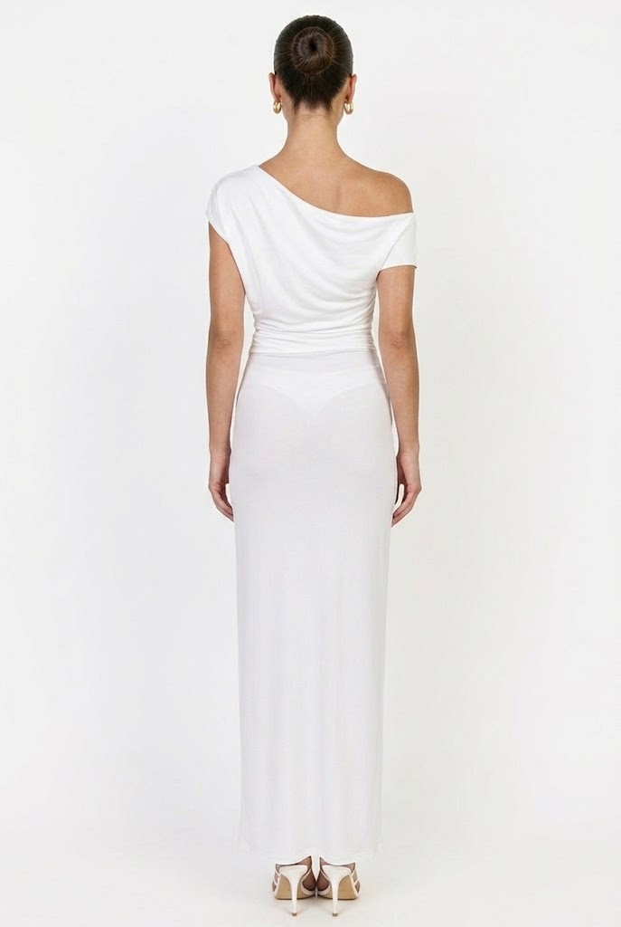 Ocean View Evening Maxi Dress