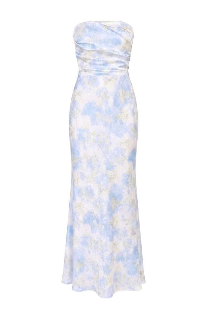 French Wallpaper Maxi Dress