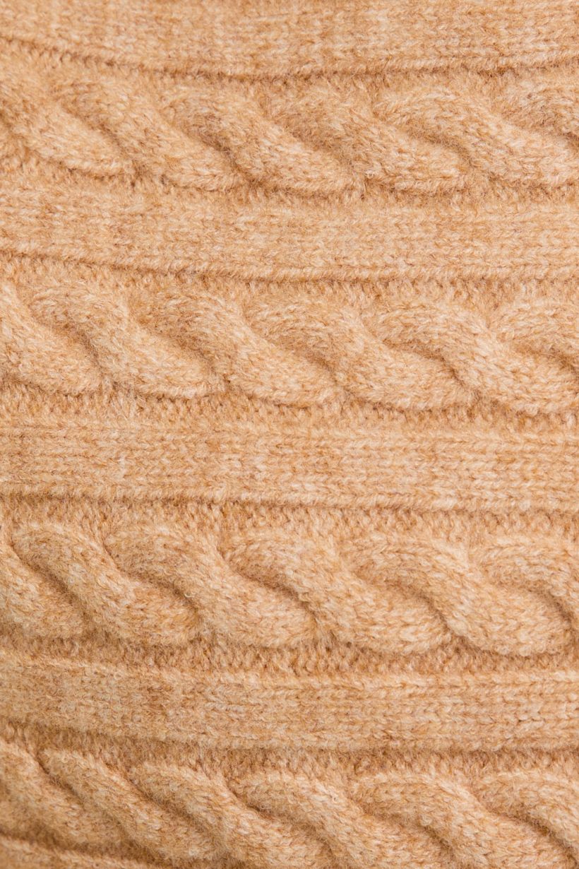 Sutton Off-Shoulder Cable Knit Cardigan