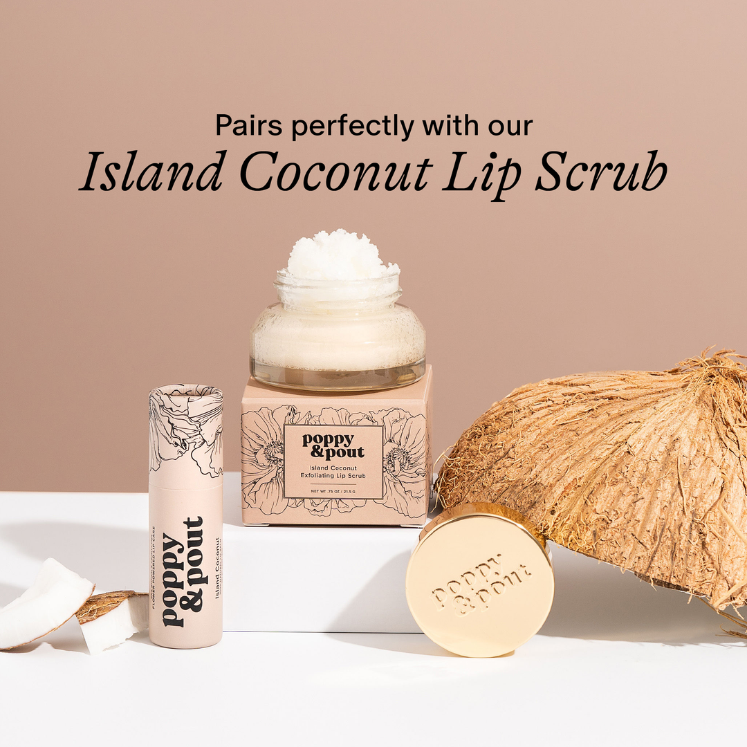 Poppy & Pout Island Coconut Lip Balm