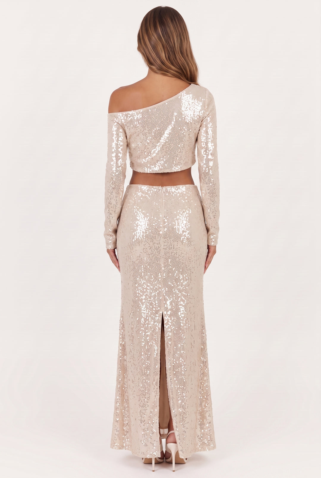 The Ritz at Dusk Sequin Maxi Skirt