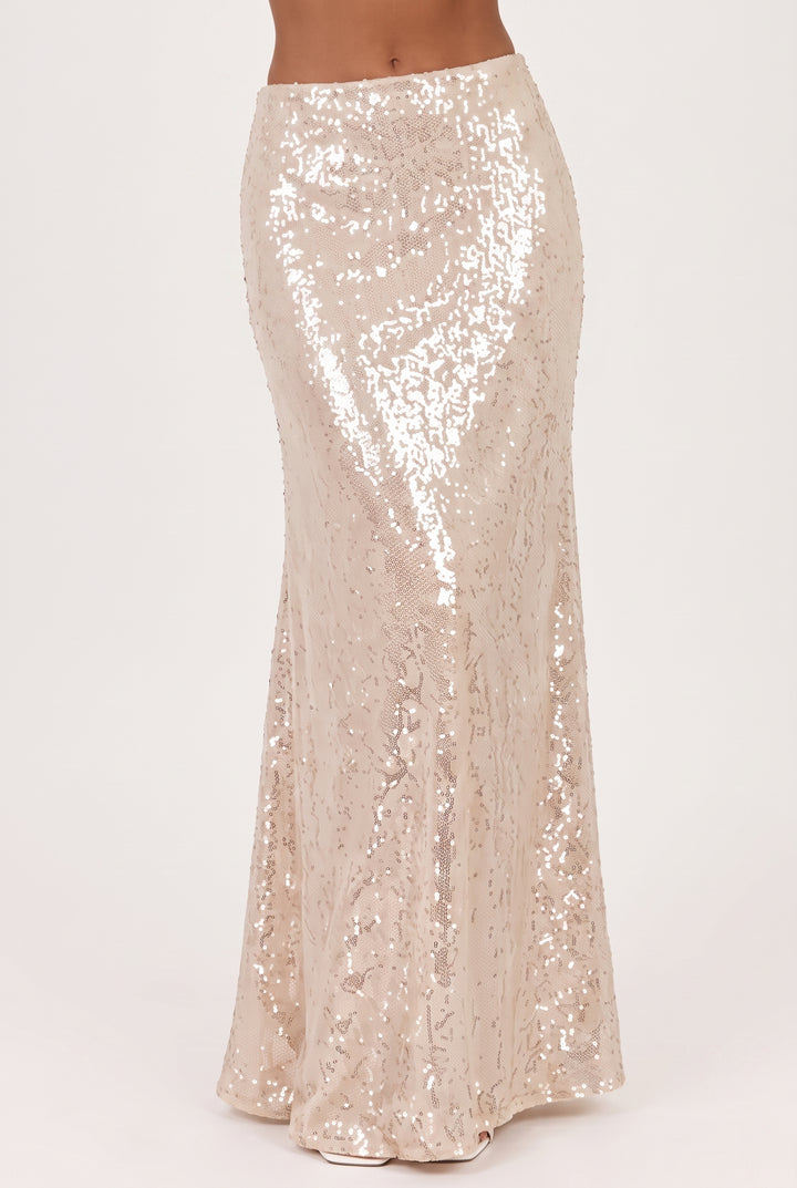 The Ritz at Dusk Sequin Maxi Skirt