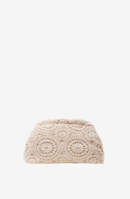 Sunlit Crochet Clutch
