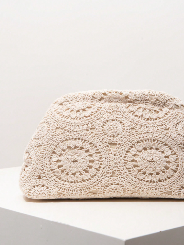 Sunlit Crochet Clutch
