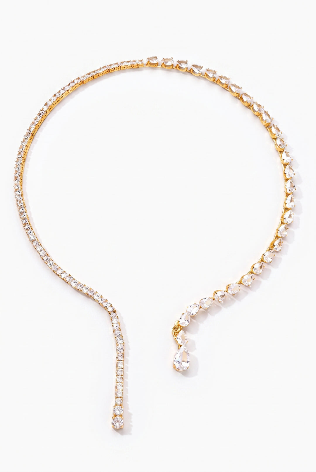 Champagne After Check-in Collar Necklace