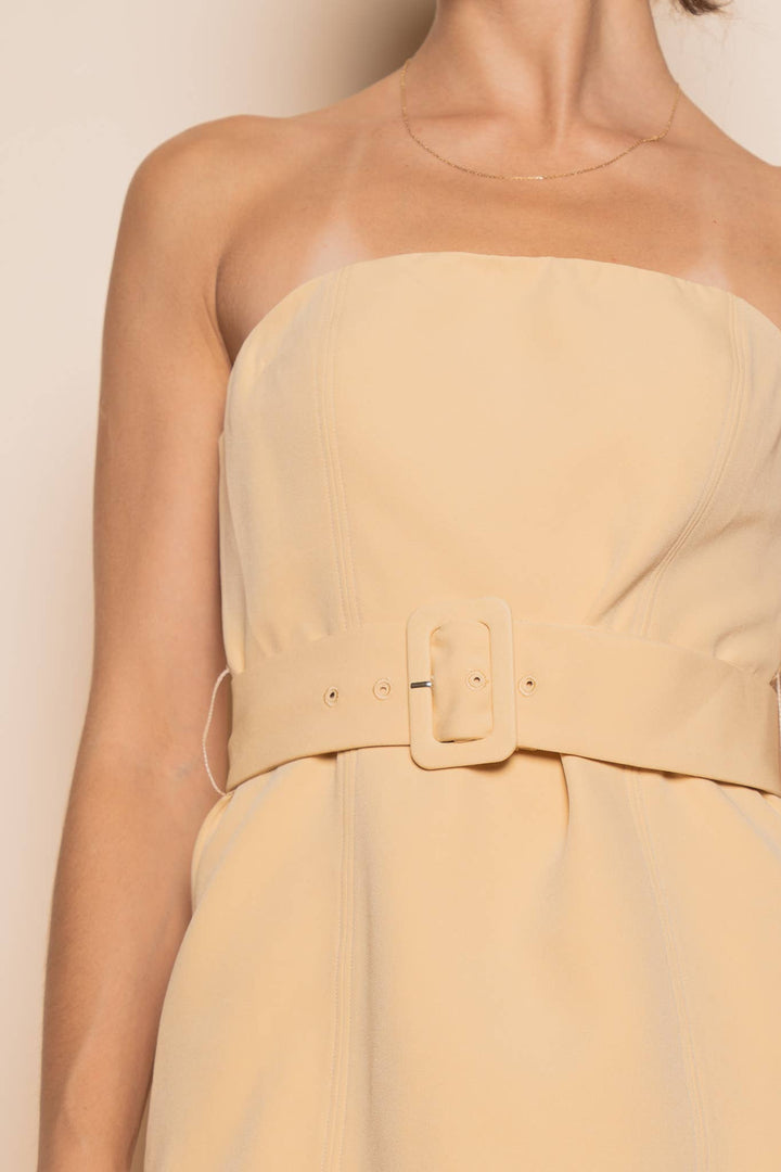 Luncheon Belted Mini Dress