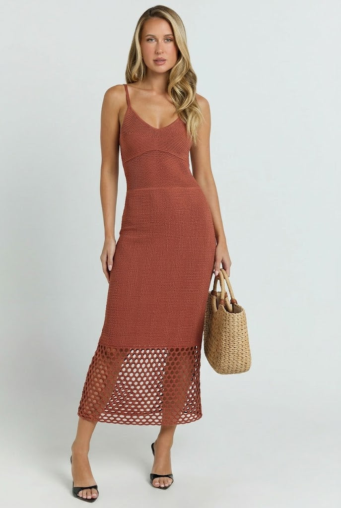 Barcelona Knit Midi Dress