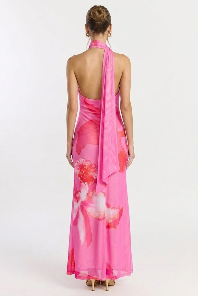 Glow Through the Palms Maxi Dress