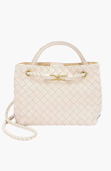 Vita Woven Bow Detail Crossbody Bag