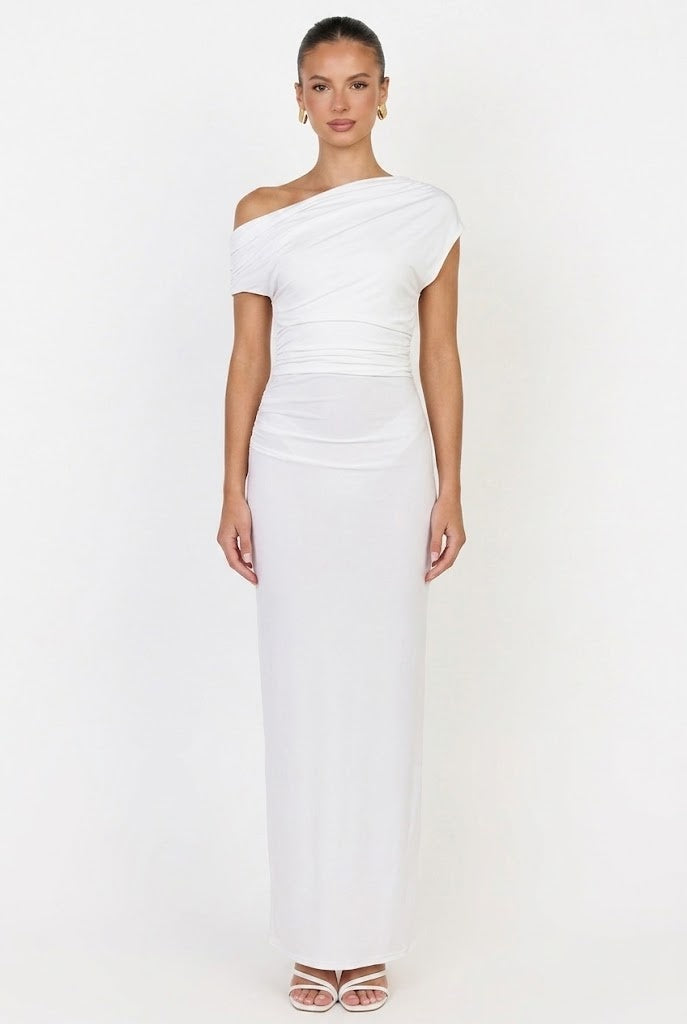 Ocean View Evening Maxi Dress