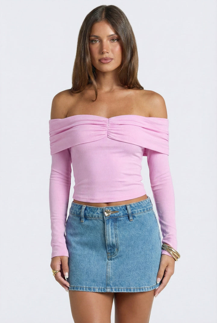Elegant Off The Shoulder Top