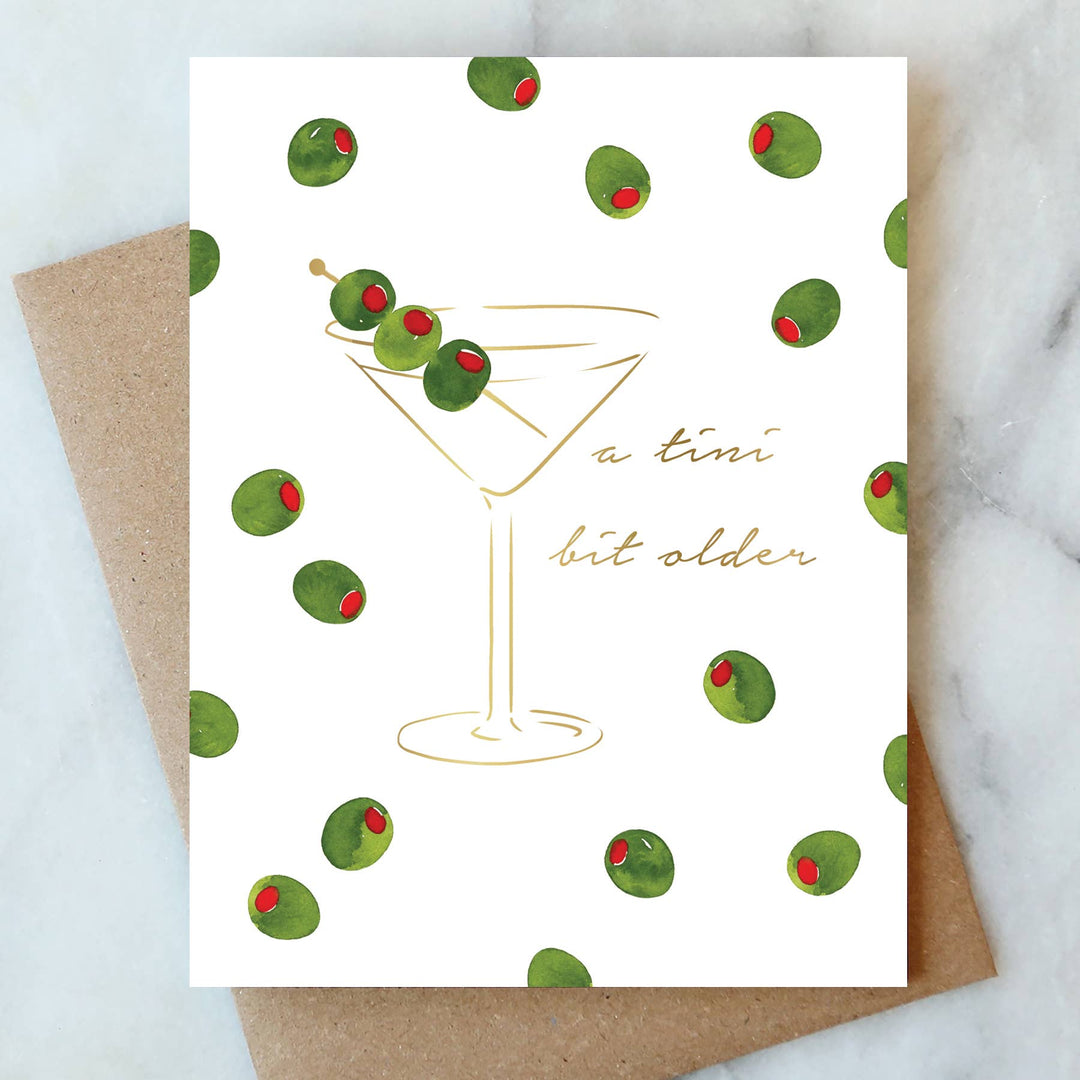 A Tini Bit Older Birthday Greeting Card