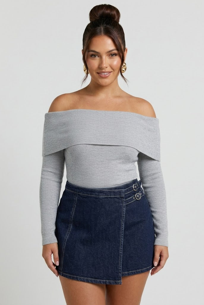 Needed Me Off Shoulder Bodysuit