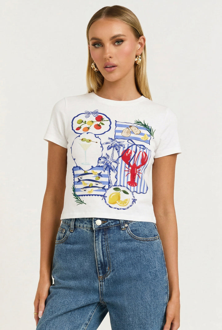 Ferry Lunch Cotton Tee