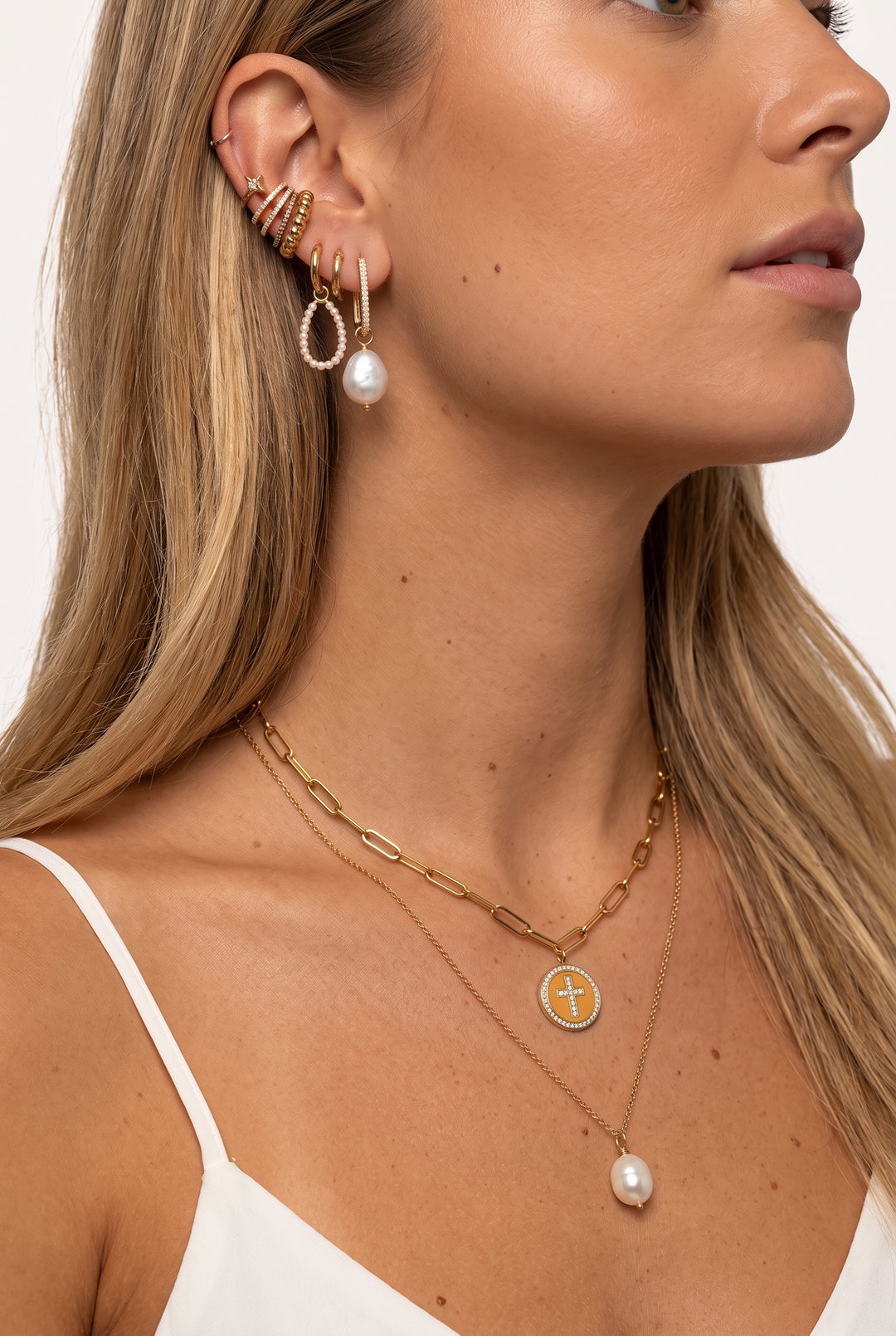 Nerina Freshwater Pearl Earrings