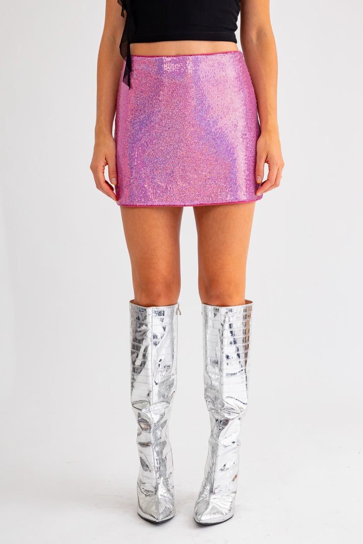 Want Her Sequin Mini Skirt