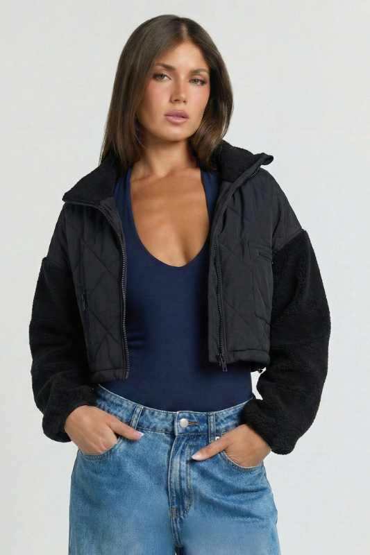 Jetset Quilted Crop Jacket