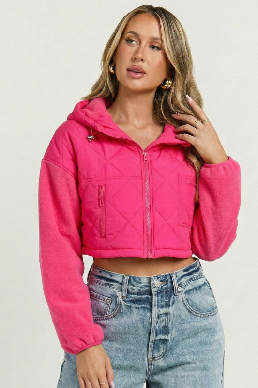 Jetset Quilted Crop Jacket