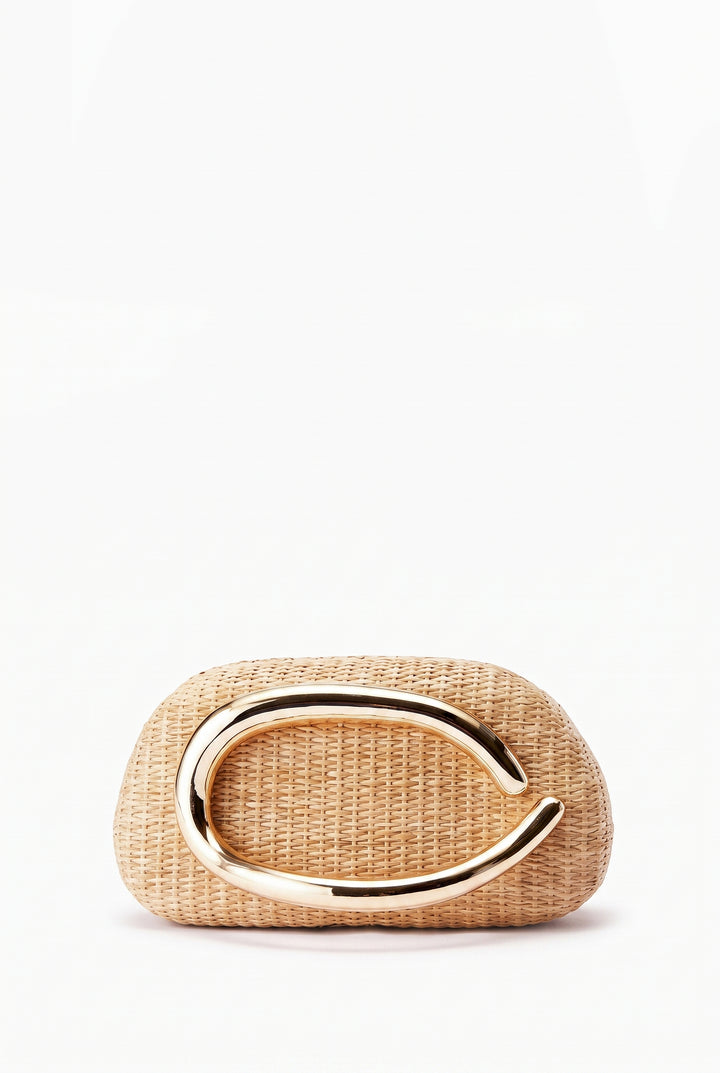 Portico Woven Gloss Mini Clutch