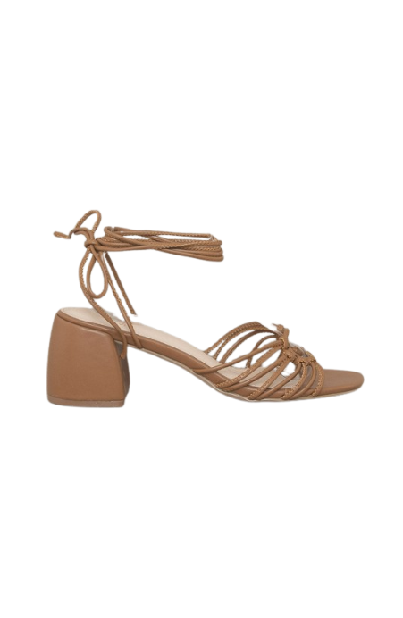 Celia Strappy Lace Up Heels - Final Sale