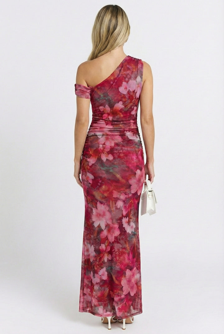 Saphira Off The Shoulder Floral Maxi Dress