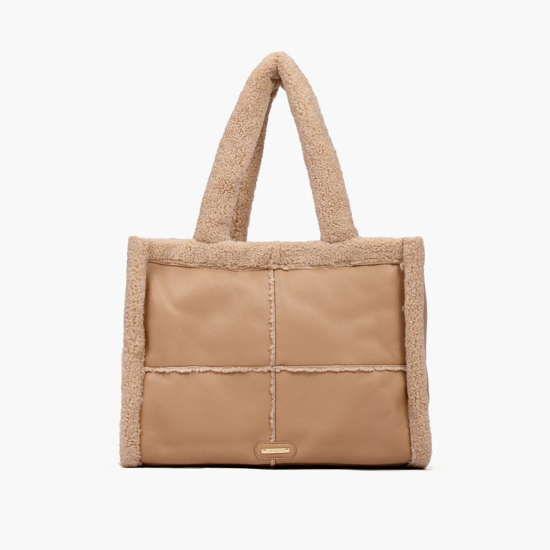 Zoey Sherpa Tote Bag