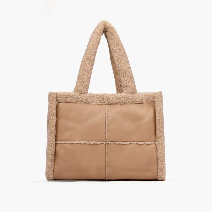 Zoey Sherpa Tote Bag