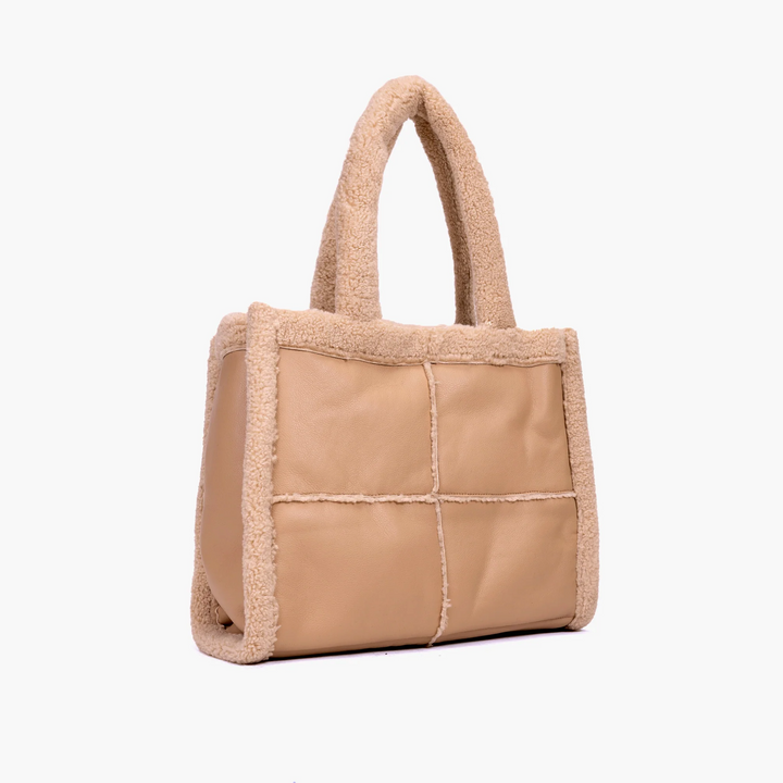 Zoey Sherpa Tote Bag