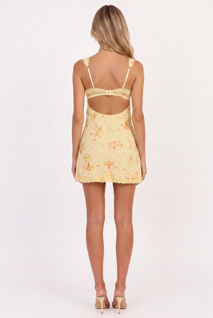 Sunday Lemon Mini Dress