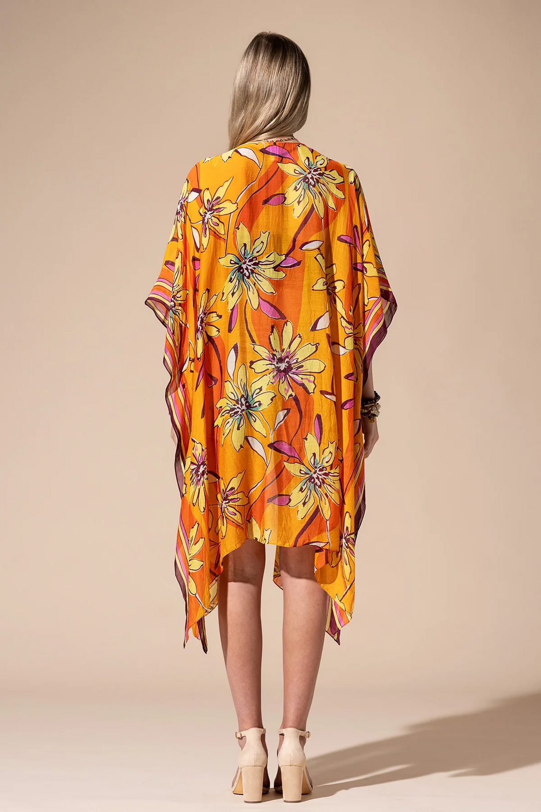 Sundial Open Front Kimono