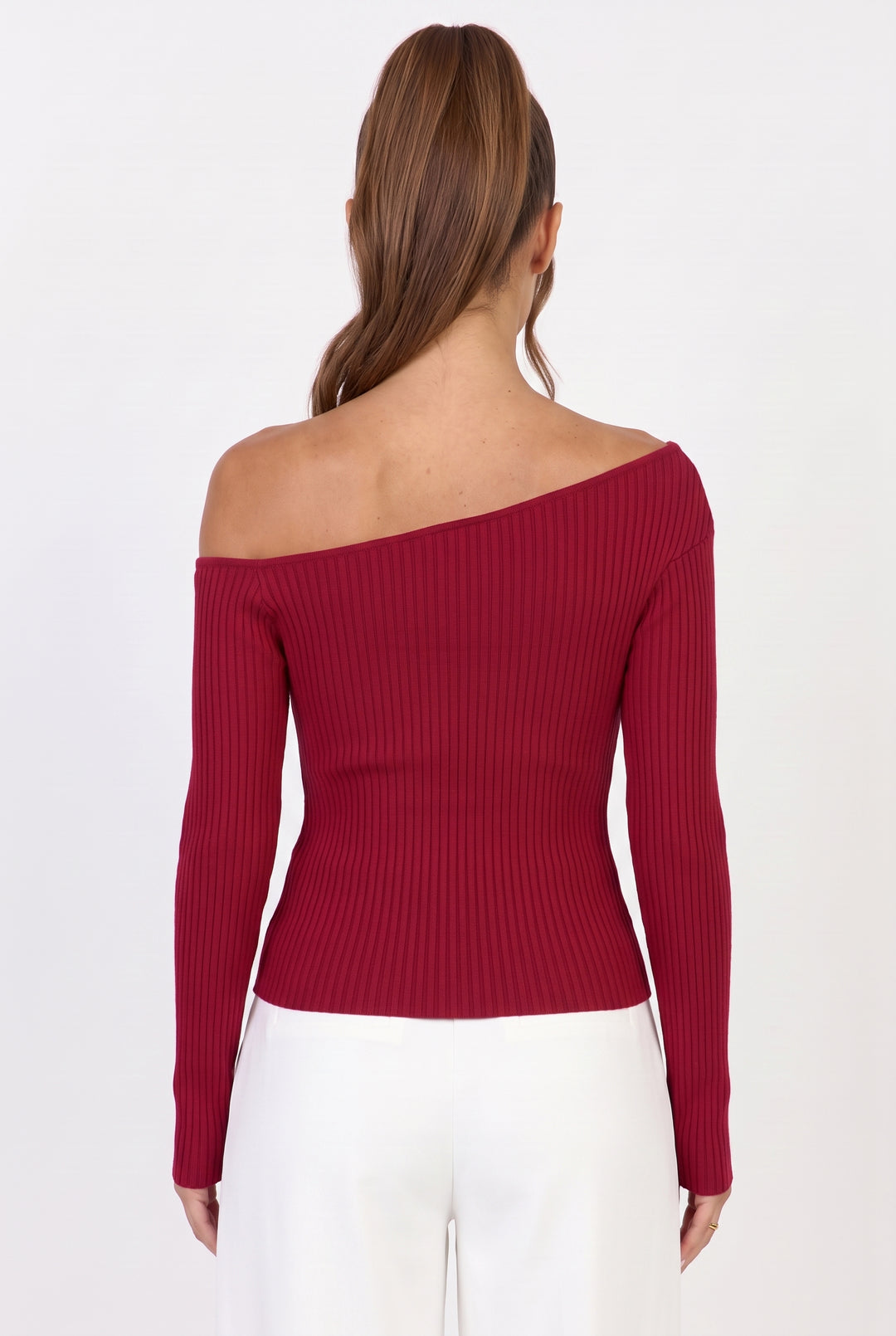 Sutton One-Shoulder Sweater
